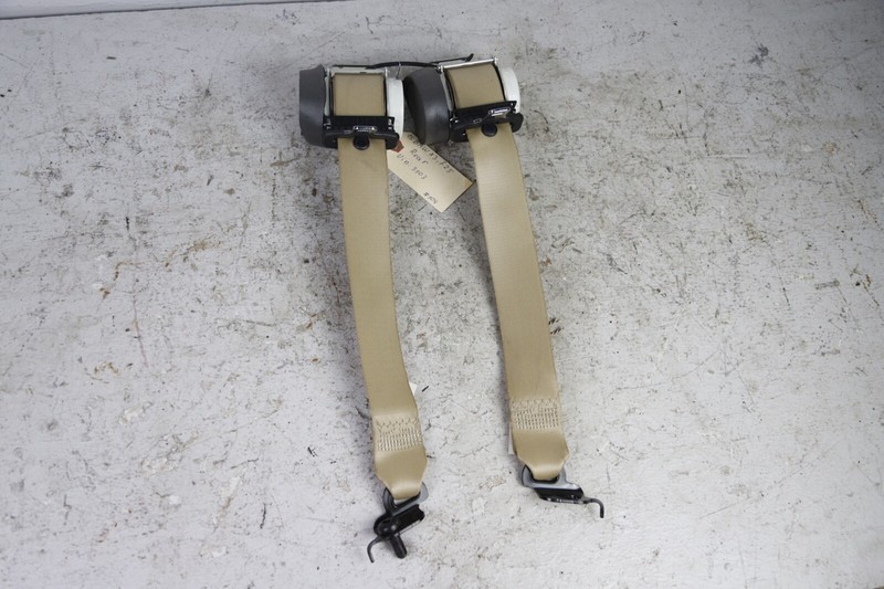 11-17 BMW X3 (F25) REAR SEAT - LEFT & RIGHT SEATBELT RETRACTOR SET-2 (BEIGE)