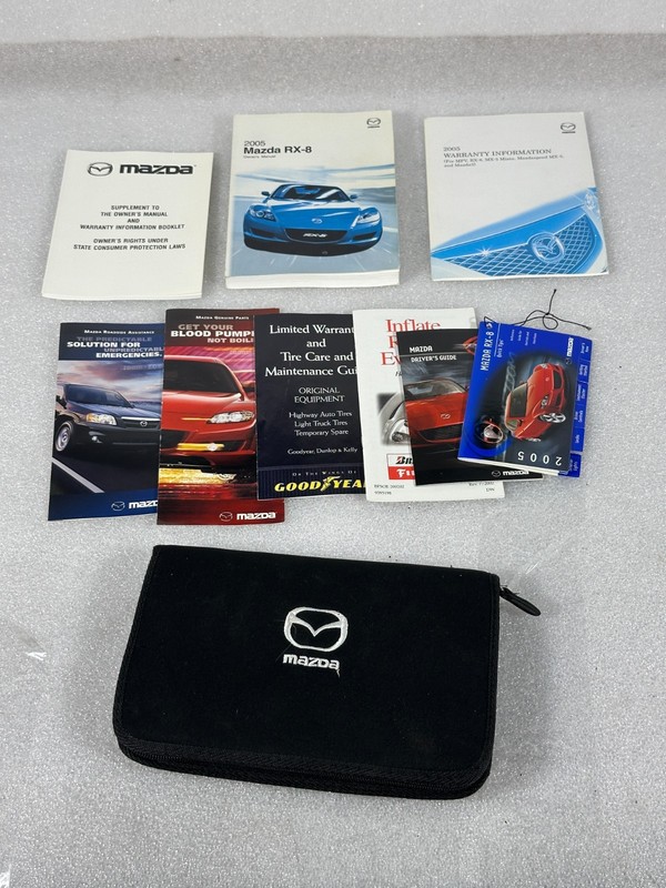 2005 Mazda RX-8 Owners Manual Guide And System Book OEM Books Rx8