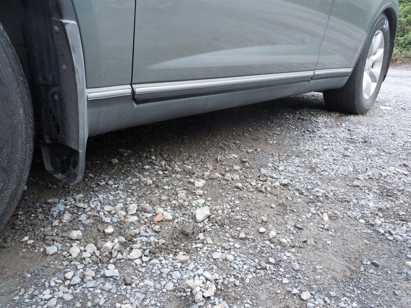 2003-2005 Infiniti FX35 Rocker Panel Side Skirt Moulding Driver Left OEM WV2