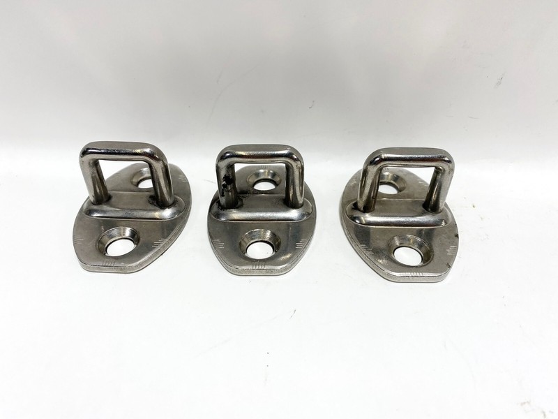 07-15 AUDI Q7 VOLKSWAGEN TOUAREG DOOR PLATE LOCK STRIKER BRACKET CATCH SET 4 OEM