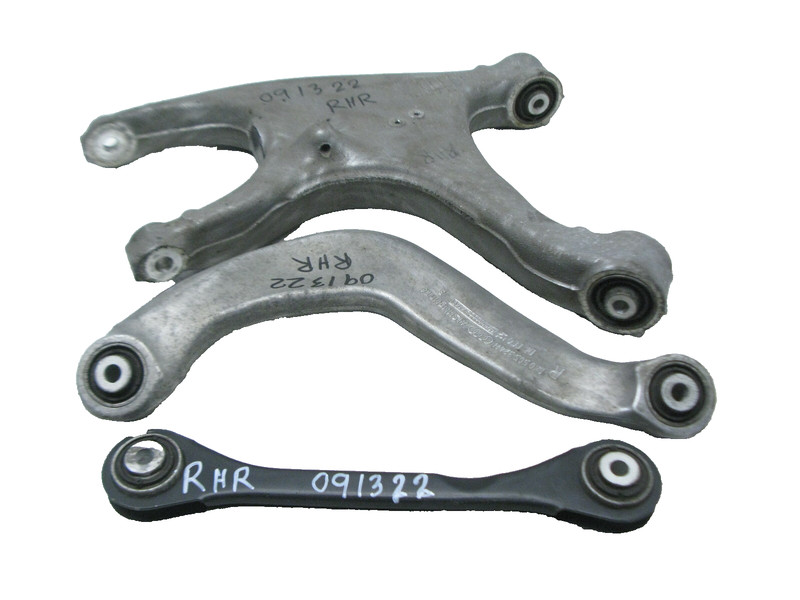 08-16 AUDI B8 A4 S4 SEDAN REAR RIGHT PASSENGER SUSPENSION CONTROL ARM OEM SET 09