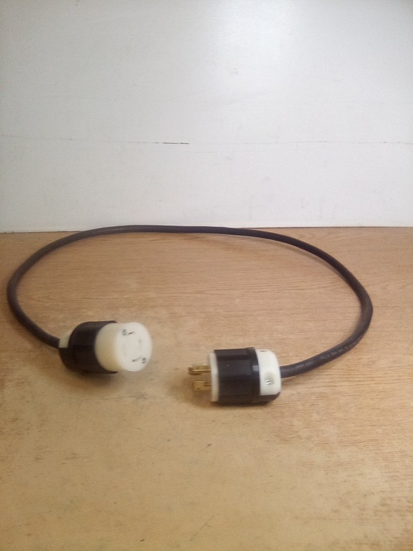 4Ft Carol 4/C P-7K-123033 W/Leviton Male & Female 20A-250V Locking Receptacles