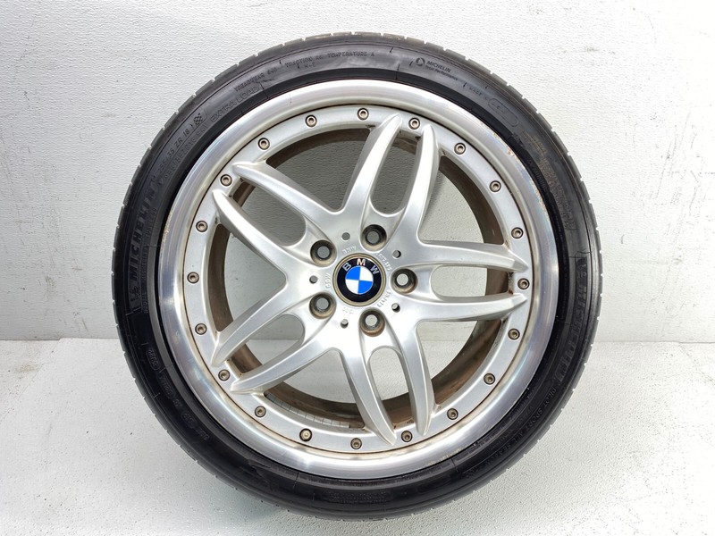 00-06 BMW E46 3 Series 18 Inch Rear Two Piece Alloy Wheel Rim w Tire 8.5x18 OEM✅