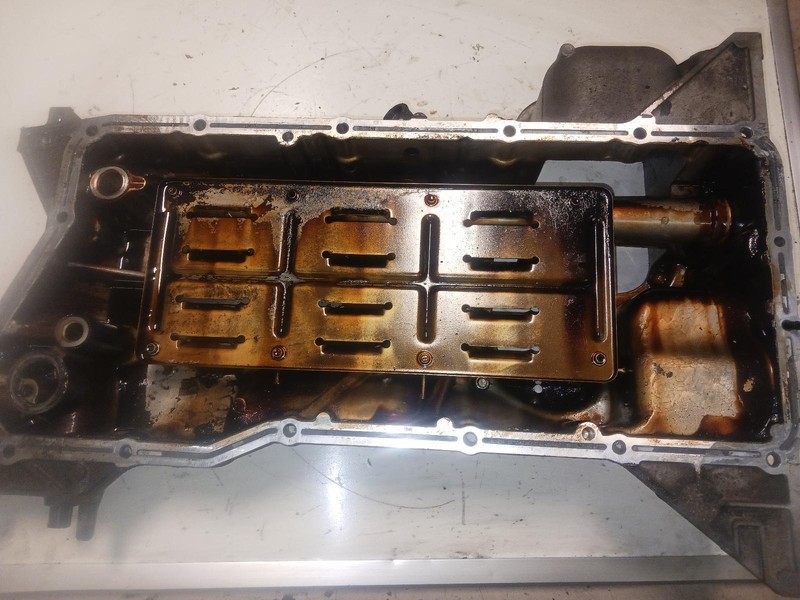 04-'15 NISSAN TITAN upper Oil Pan OEM 6 Month Warranty!