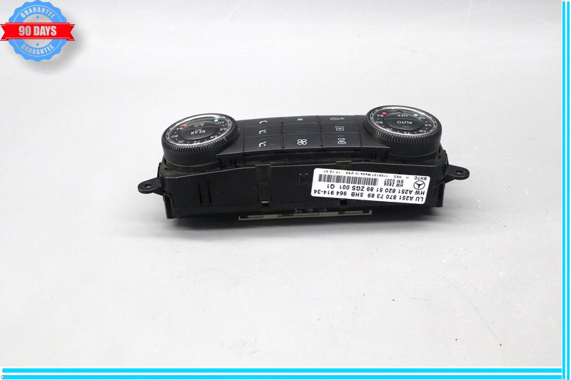 06-12 Mercedes ML320 W164 A/C AC Heater Climate Control Switch Trim Panel Oem