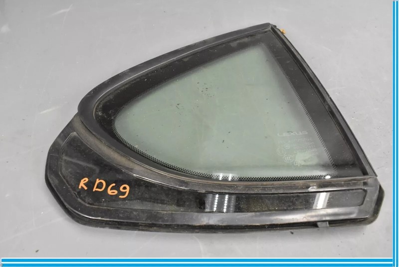 07-17 Lexus XF40 LS460 Rear Right Door Corner Quarter Window Glass OEM