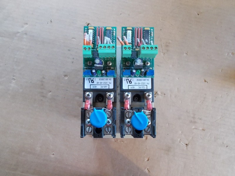 Control Concepts 1600-PM2-01 SCR Power Controller w/ (2) 1652-48-40-USD