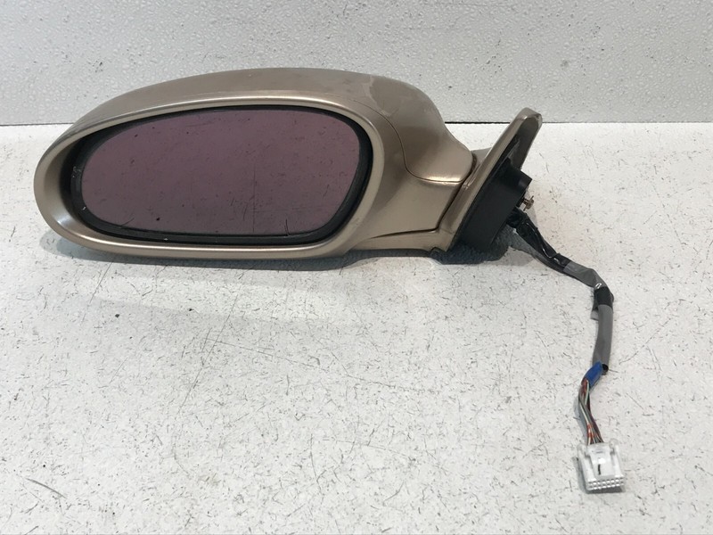 02-10 Lexus SC430 Front Left Driver Exterior Rear View Mirror Gold OEM E13010619