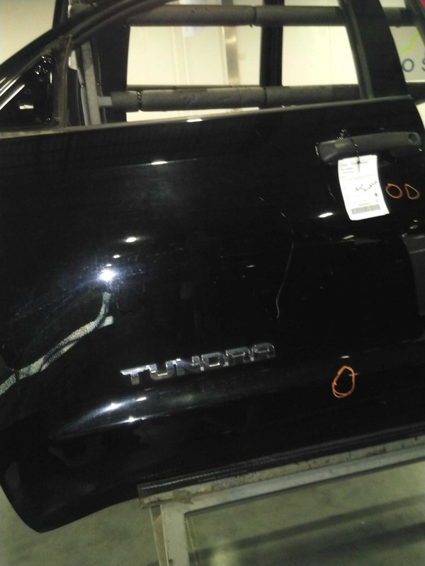 2014 Toyota Tundra Front Left Door Black 4DR PU - Deep Scratches & Dings