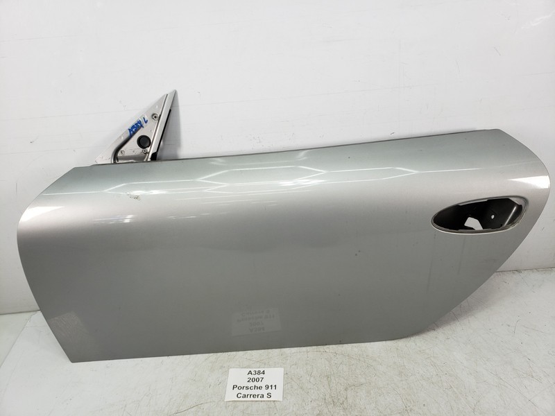 ✅ 05-12 OEM Porsche Carrera 997 Front Left Driver Door Shell Panel Silver *