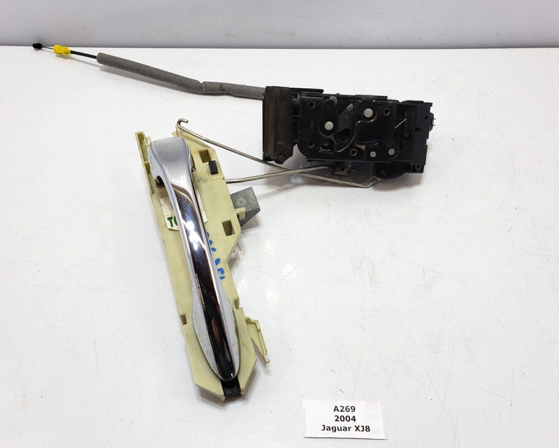 ✅ 04-09 OEM Jaguar XJ8 XJR Front Left Driver Side Door Exterior Handle W/ Lock