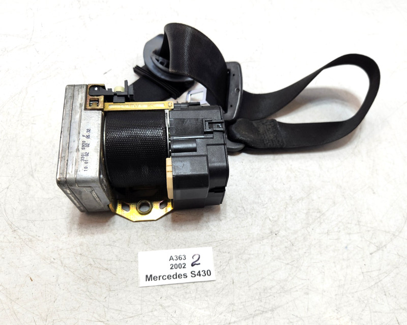 ✅ 00-02 OEM Mercedes W220 S430 S500 Front Right Seatbelt Seat Belt Retractor