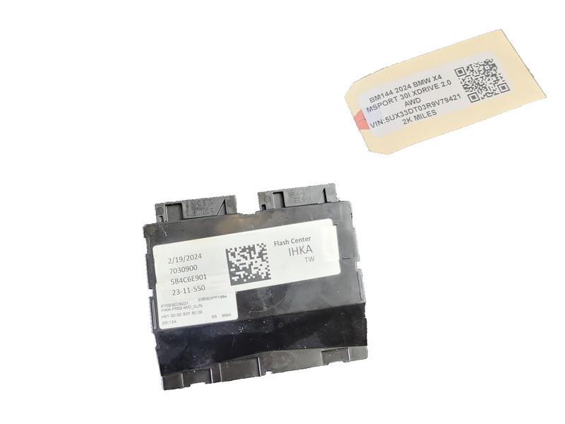 2024 Bmw X4 30i A/C Heater Climate Temperature Control Module 2.0L OEM 5B4C6E901