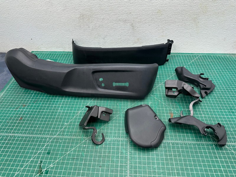 15-24 LEXUS RC300 RC350 FRONT RIGHT PASSENGER SEAT PLASTIC TRIM COVER SET OEM