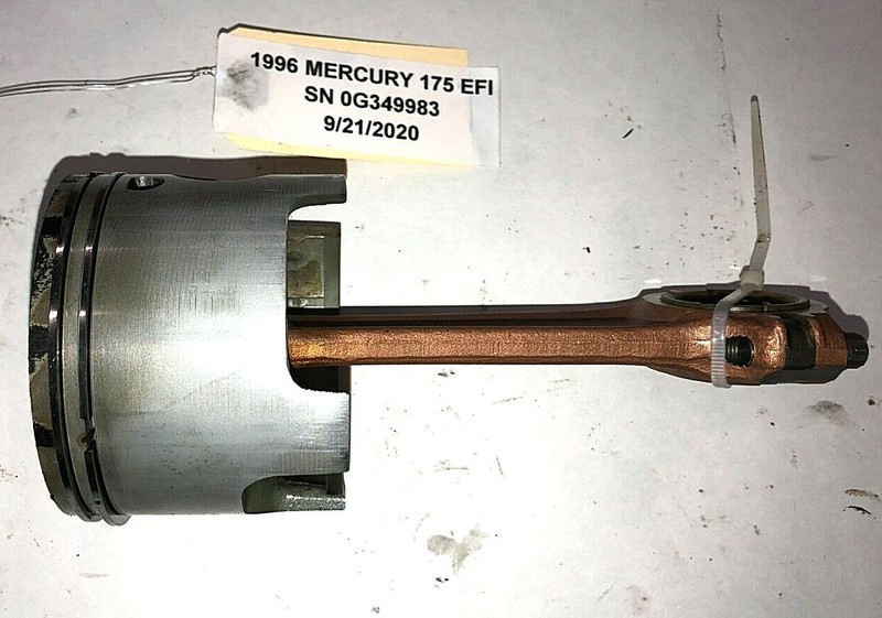Mercury Outboard 175EFI Port Piston Assy PERFECT! FRESHWATER!9737A 9