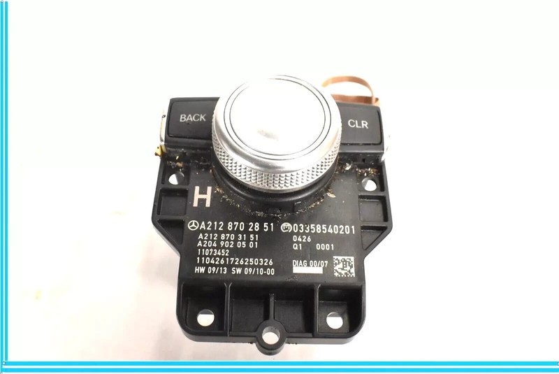10-13 Mercedes W212 E350 E550 Console Head Unit Controller Knob Multi Switch OEM