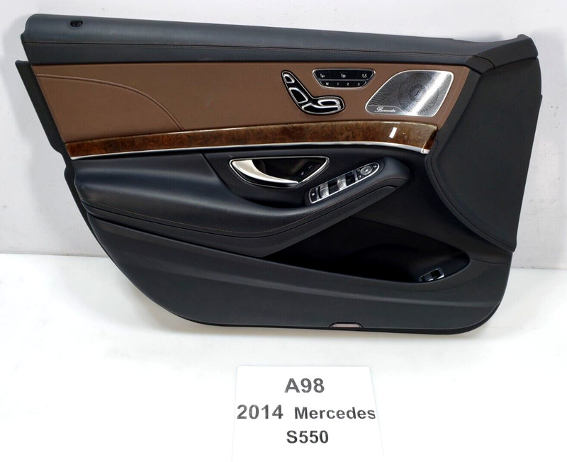 ✅ 14-17 OEM Mercedes W222 S550 Front Left Driver Side Door Trim Panel Assembly