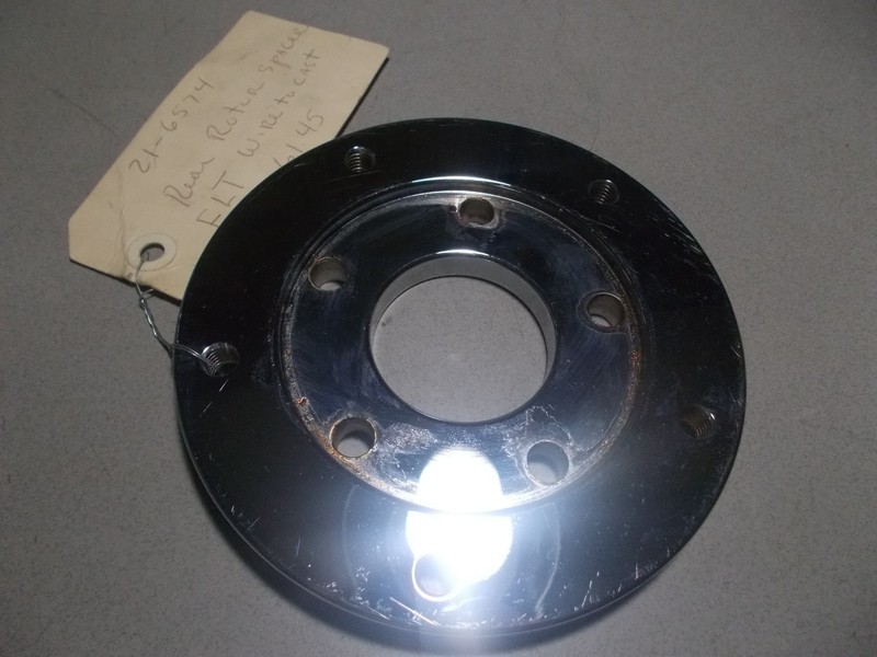 Harley Davidson 21-6574 6145 Rear Rotor Spacer, Chrome *FREE SHIPPING*