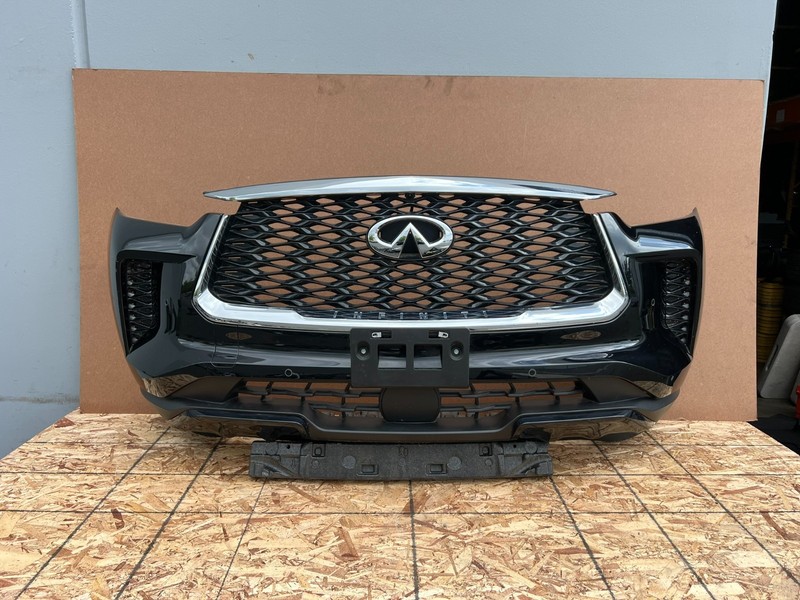 INFINITI QX60 2022-2025 OEM FRONT BUMPER COVER WITH SENSORS ASSEMBLY BLACK (GAT)