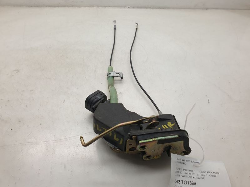 1999 TOYOTA LANDCRUISER DRIVER SIDE REAR DOOR LOCK ACTUATOR ASSEMBLY
