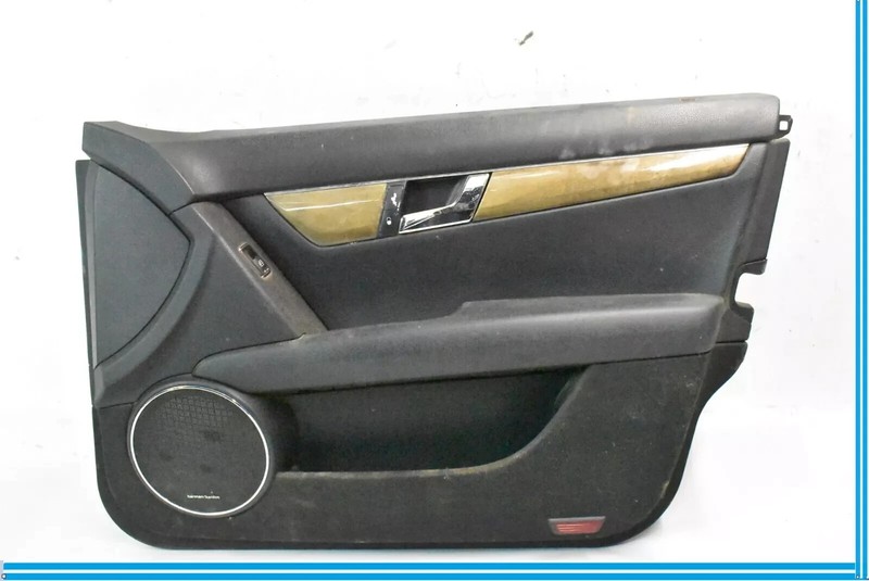 08-14 Mercedes W204 C300 C350 Front Right Side Interior Door Panel Black OEM