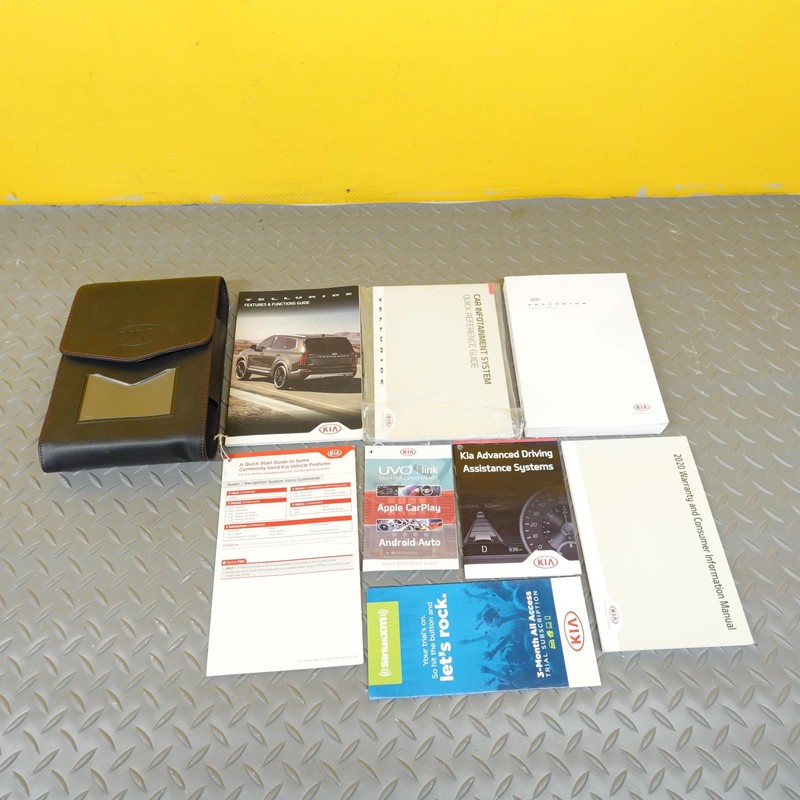 2020-2024 KIA TELLURIDE OWNERS MANUAL OPERATORS USER GUIDE BOOK SET OEM