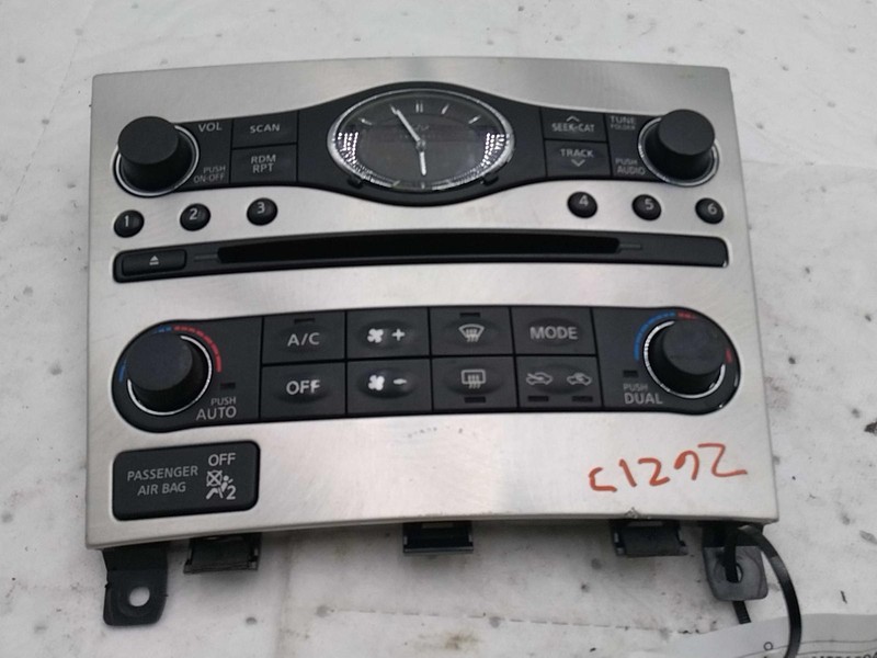 Used A/C Selector Switch fits: 2013 Infiniti G37 w/o navigation system Grade A