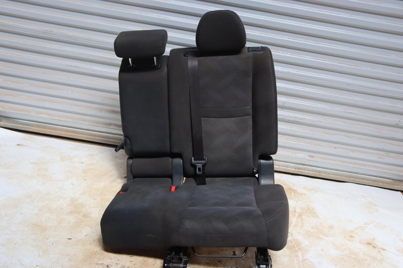 2014-2020 NISSAN ROGUE REAR 2ND ROW LEFT SIDE SEAT CLOTH BLACK OEM