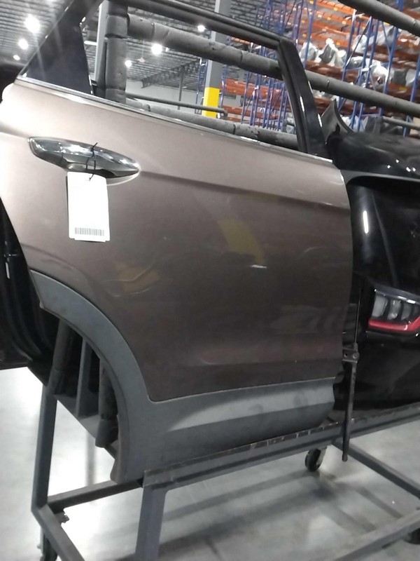 2015 Hyundai Santa Fe Rear Right Door Black 303834 Used OEM Part 231K Miles