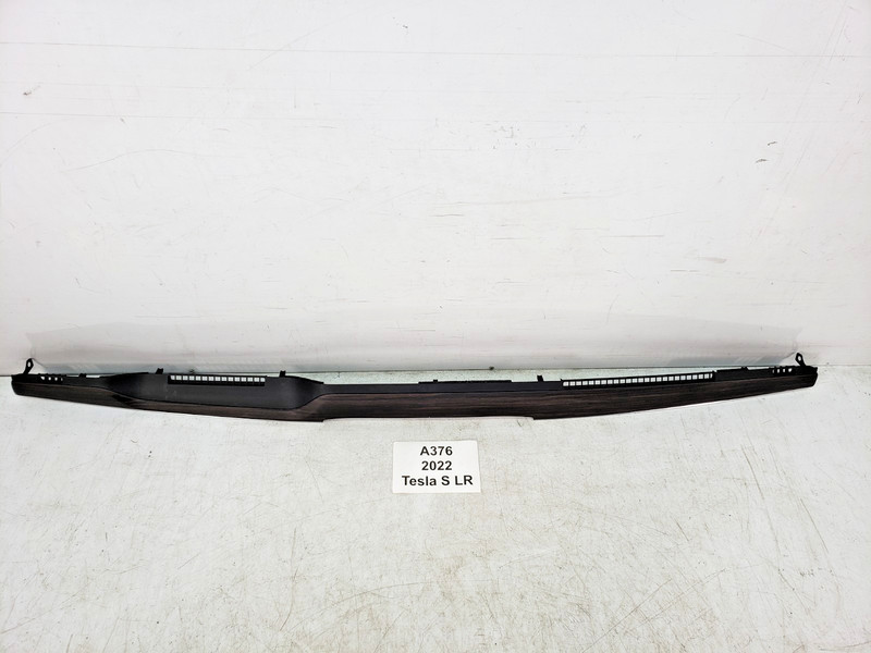 ✅ 21-23 OEM Tesla Model S Dashboard Instrument Panel Dash Decor Trim Wood
