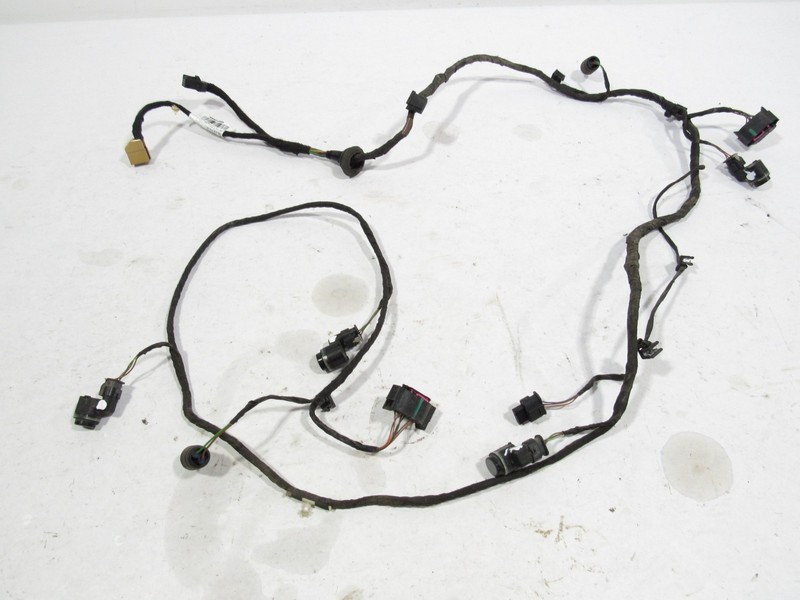 10-18 Audi A7 C7 2018 Rear Bumper Park Parking Sensor Wire Harness Set 4 PCS ;