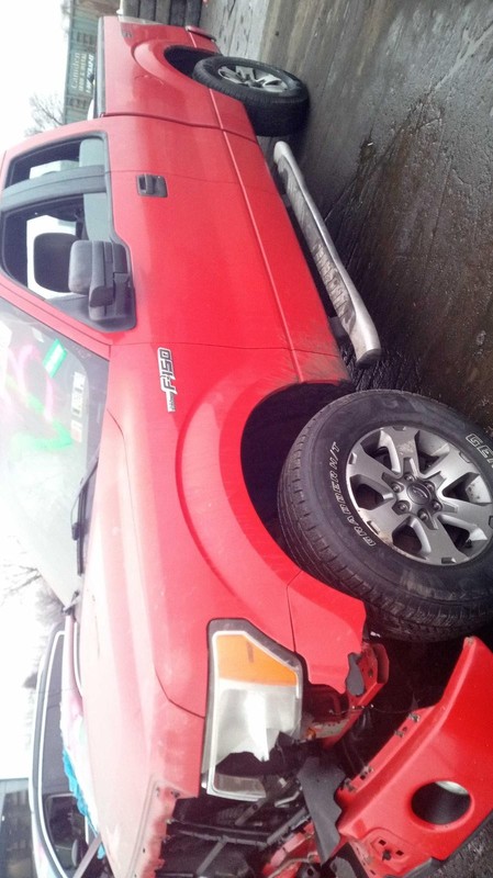 2014 Ford F150 Pickup Rear Right Door Red 45003 Used 128K Miles