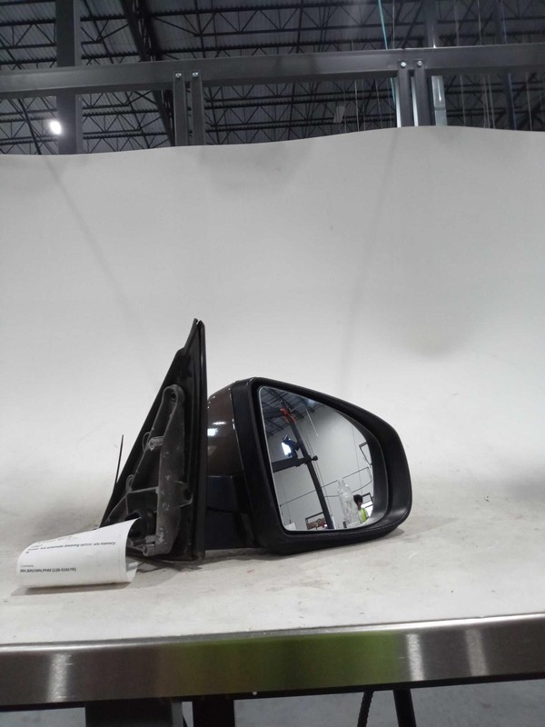 2011 BMW X5 Right Door Mirror Assembly Brown Used OEM 470174 97K Miles