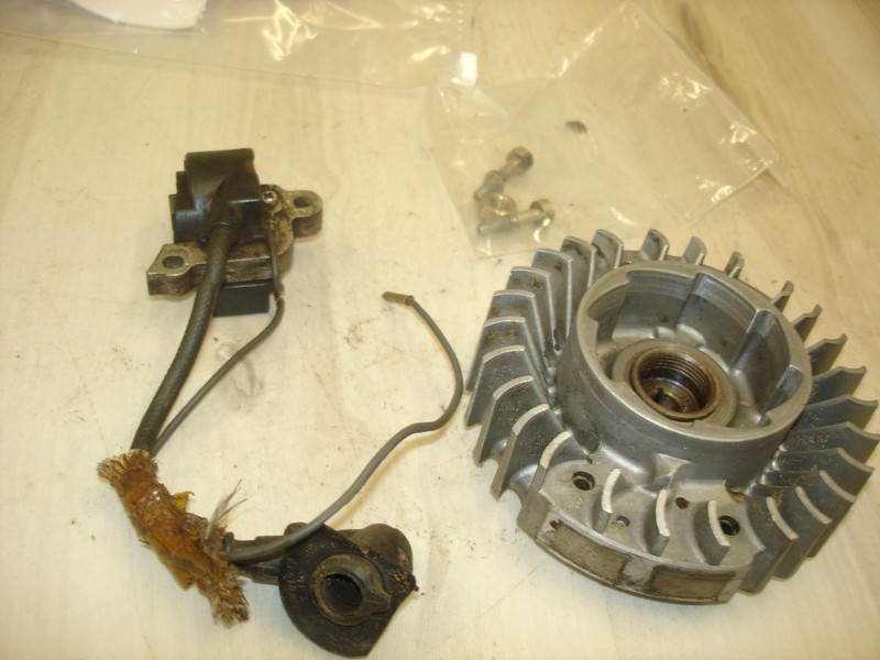Stihl 038 avs farm boss coil and flywheelchainsaw part only bin349