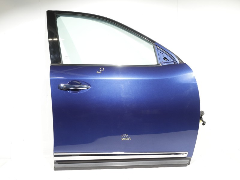 2015 - 2020 Nissan Pathfinder Front Right Side COMPLETE Door Shell Blue RBY OEM