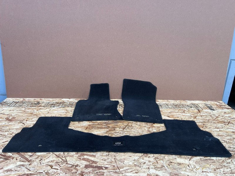 INFINITI Q50 2014-2024 OEM REAR AND FRONT INTERIOR FLOOR CARPET MAT ASSEMBLY