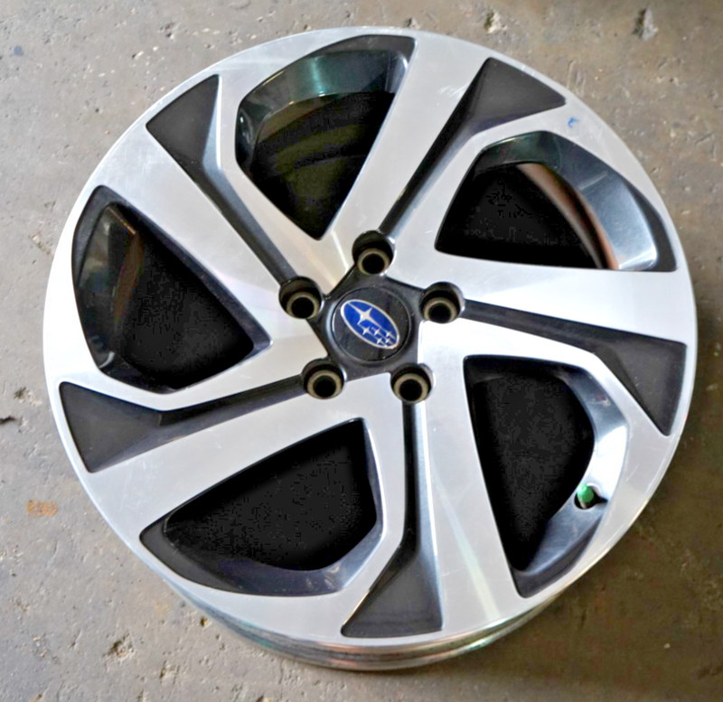 20-24 Subaru Legacy Sedan 17x7-1/2 Alloy Wheel 5 Spokes Genuine OEM 28111AN01A 3