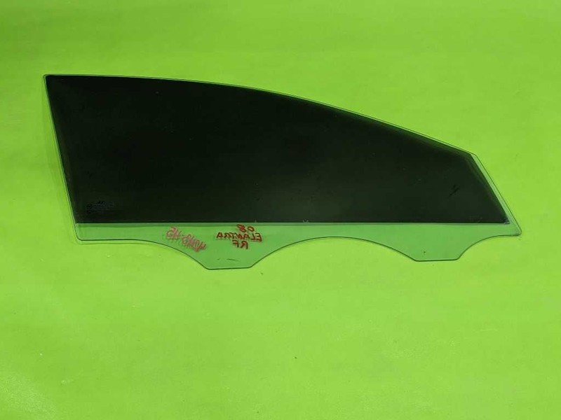 07-10 ELANTRA PASSENGER RIGHT FRONT WINDOW DOOR GLASS OEM 4243-45