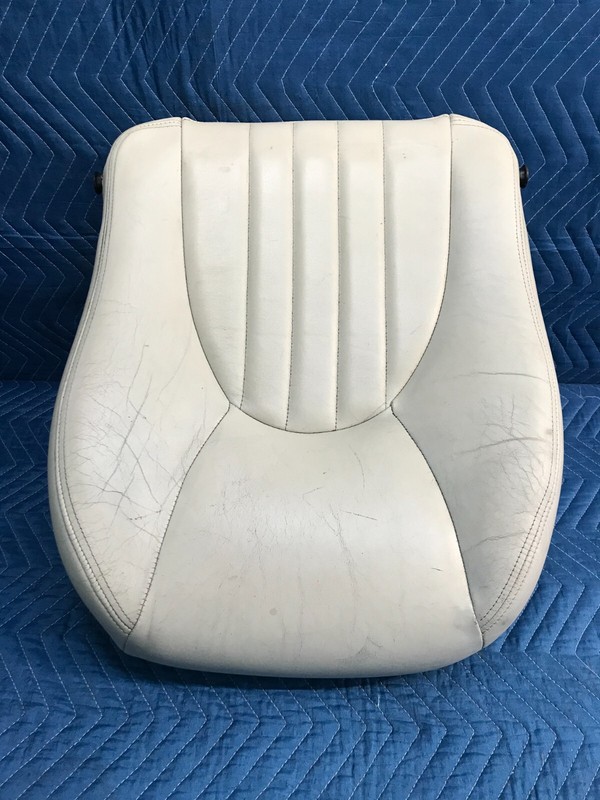 97-00 Jaguar XK8 XKR X100 Front Right RH Side Seat Lower Cushion OEM White