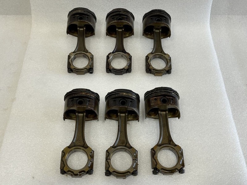 1990 1991 LEXUS ES250 TOYOTA CAMRY MOTOR ENGINE PISTONS 6 PIECES 2.5L 2VZ-FE