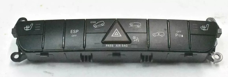 06-12 Mercedes X164 GL450 ML450 Hazard Control Switch Panel 1648709210 OEM