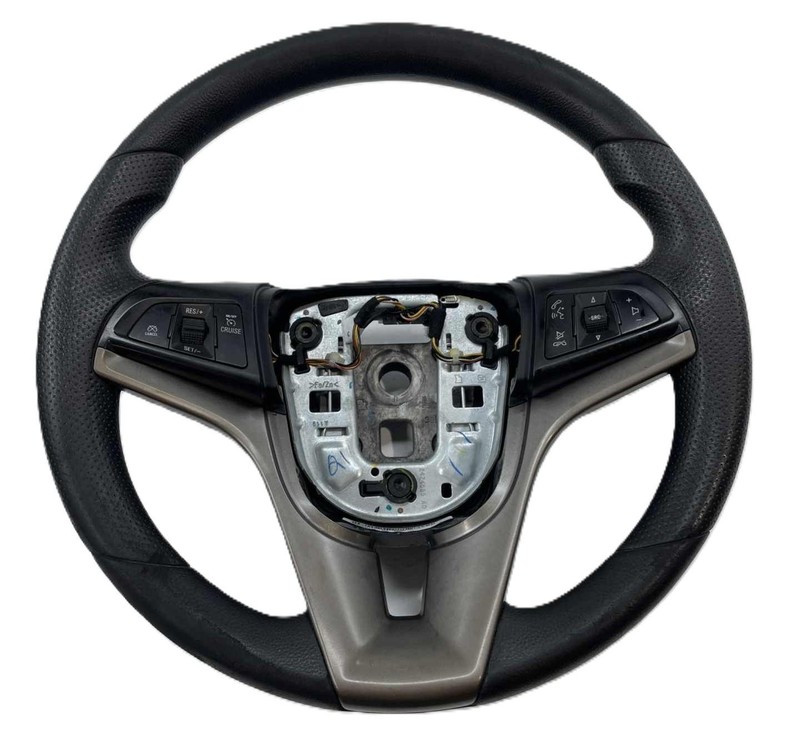 2012-2014 Chevrolet Sonic Black Steering Wheel Assembly W/ Switches OEM 95358455