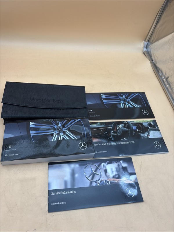 2024 Mercedes Benz GLE Owners Manual Warranty With Case Included