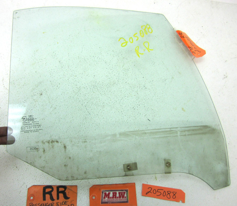 DOOR GLASS WINDOW Passenger SIDE REAR BACK CAR TINT RR for 95-98 HYUNDAI SONATA
