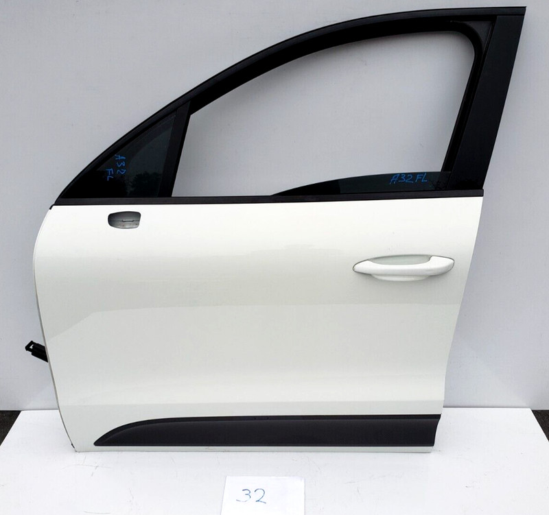 ✅ 2015-2018 OEM Porsche Macan 95B Front Left Driver Side Door Shell Panel White