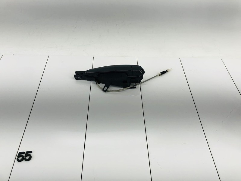07-13 BMW 328I E92 FRONT RIGHT SIDE EXTERIOR DOOR HANDLE BLACK SAPPHIRE OEM