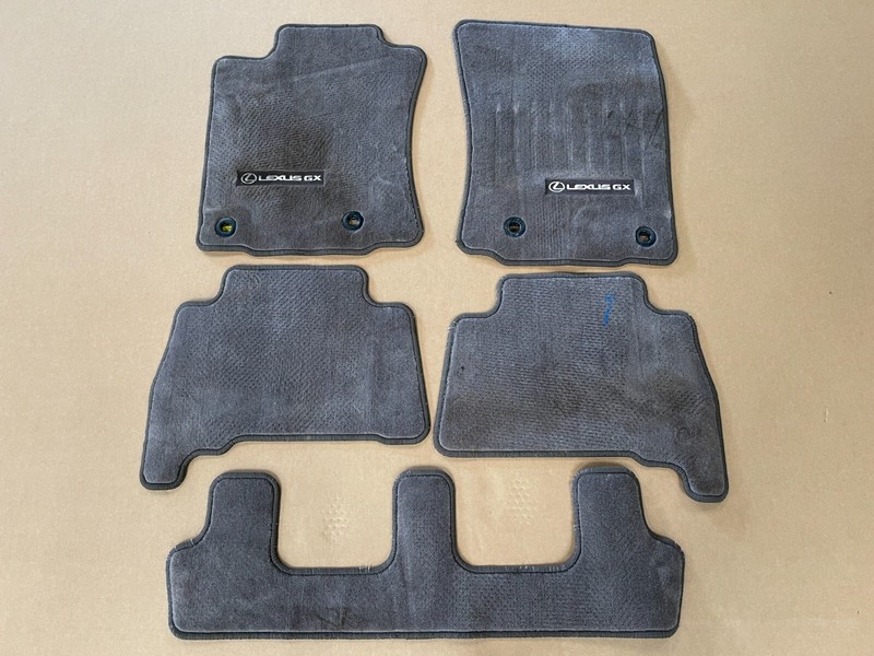 ⭐2014-2020 LEXUS GX460 FRONT & REAR TRUNK FLOOR CARPET LINER MAT SET OEM LOT2450