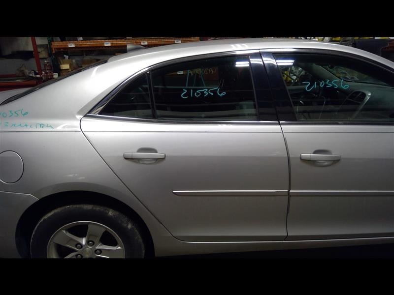Passenger Rear Side Door VIN 1 4th Digit Limited Silver Fits 13-16 MALIBU 770617