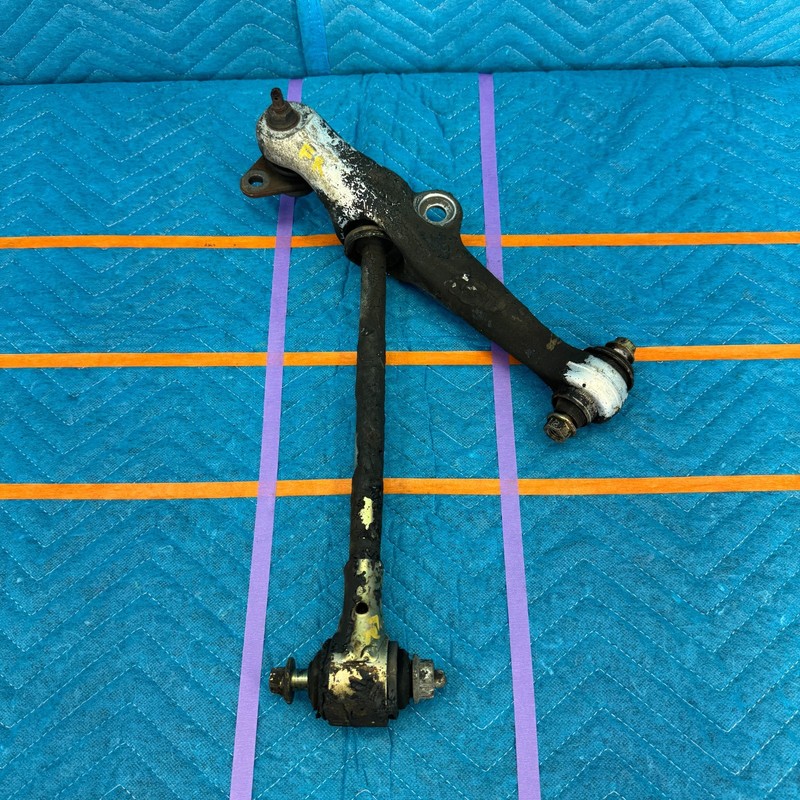 87–91 Volvo 780 Bertone Front Passenger Lower Control Arm With Radius Rod OEM