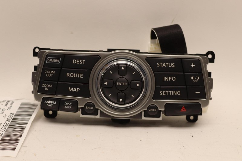 2014-2017 INFINITI QX70 DASHBOARD NAVIGATION CONTROL SWITCH PANEL OEM